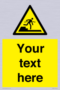 Custom warning Submerged step or steps